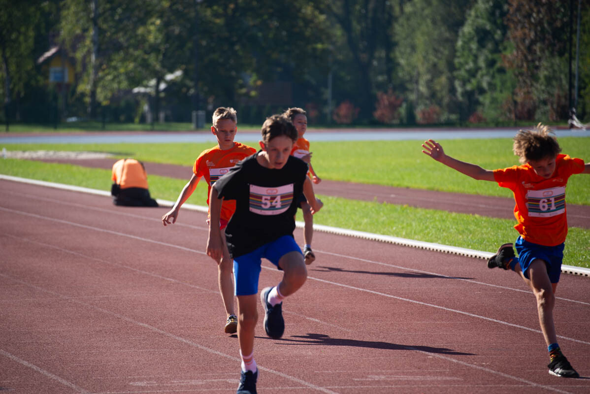 II tura Dziecięcej Ligi Lekkoatletycznej w Rudzie Śląskiej. / fot. Natalia Salwiczek
