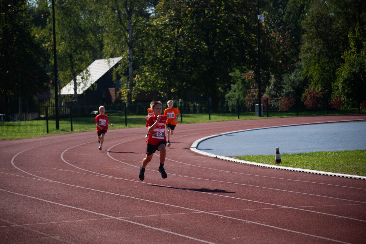 II tura Dziecięcej Ligi Lekkoatletycznej w Rudzie Śląskiej. / fot. Natalia Salwiczek