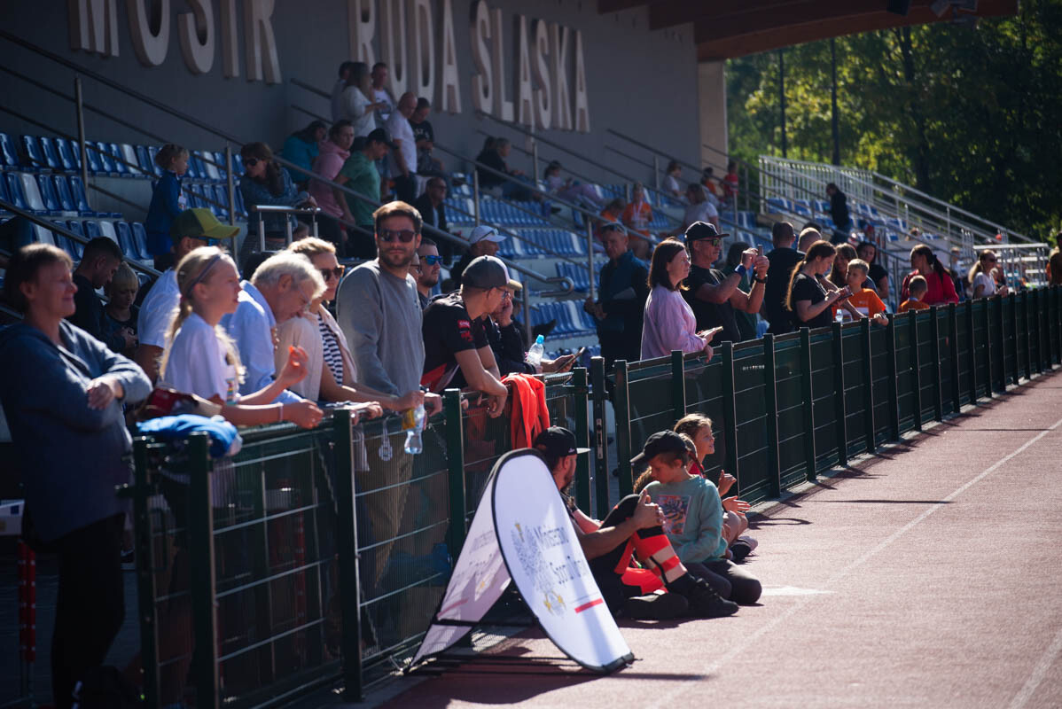 II tura Dziecięcej Ligi Lekkoatletycznej w Rudzie Śląskiej. / fot. Natalia Salwiczek