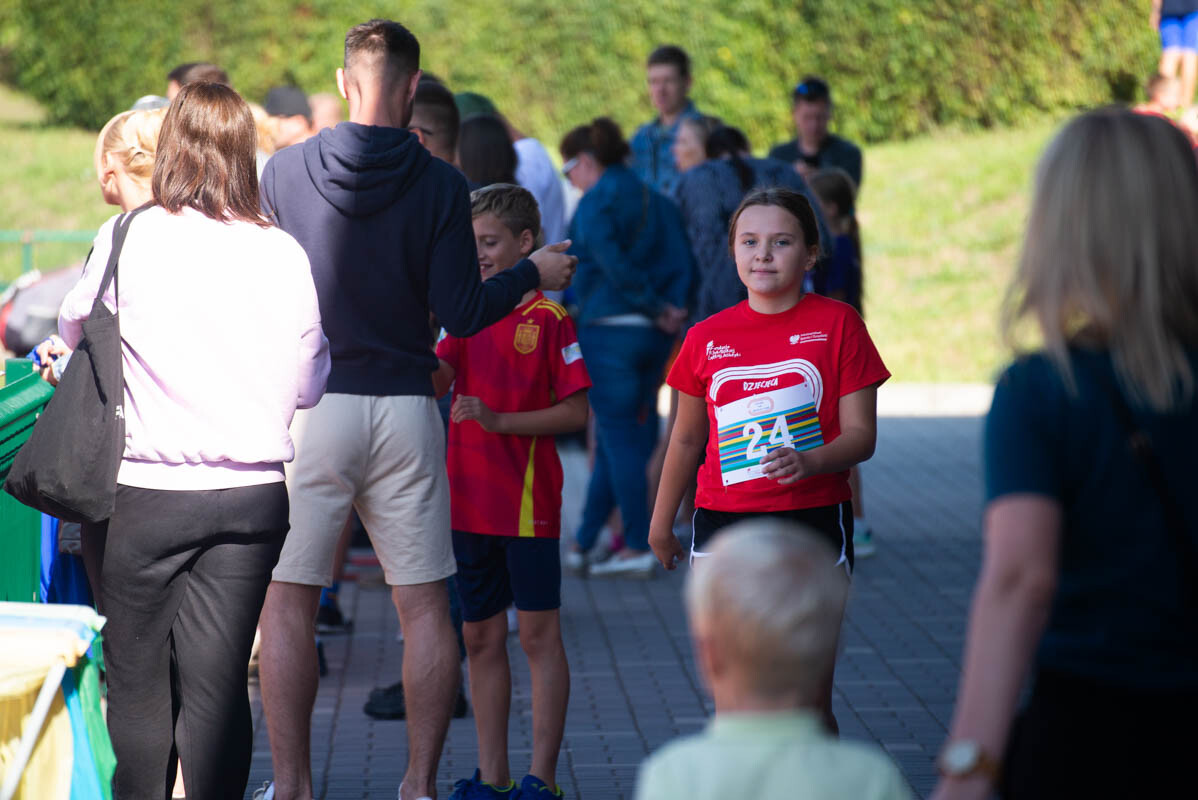 II tura Dziecięcej Ligi Lekkoatletycznej w Rudzie Śląskiej. / fot. Natalia Salwiczek