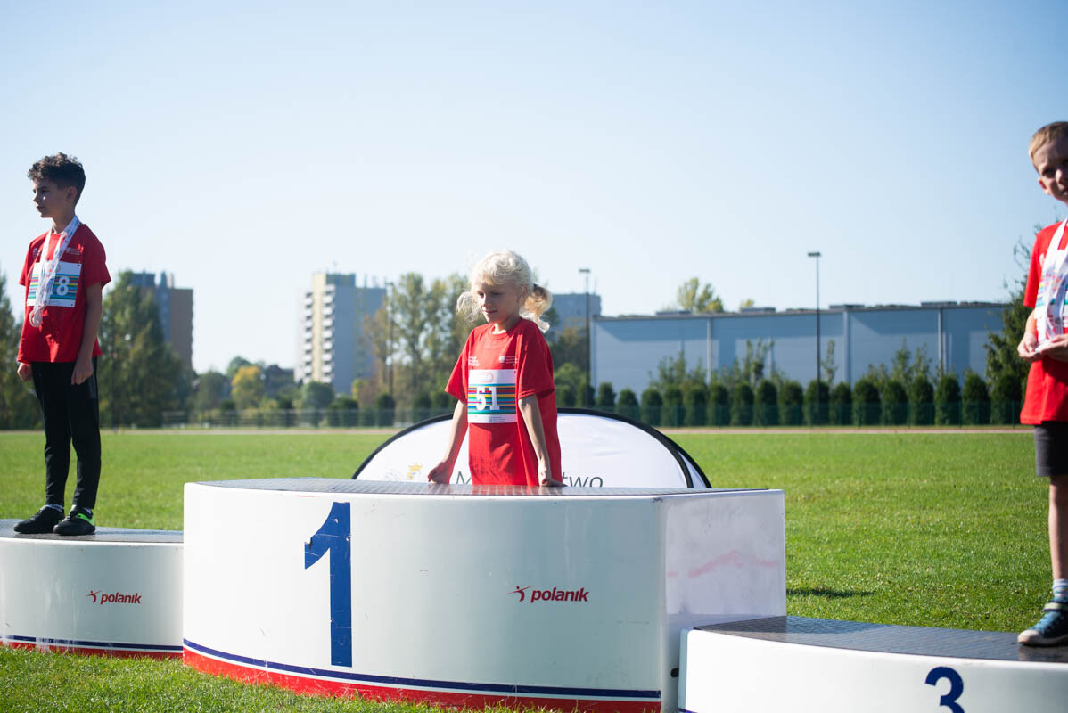 II tura Dziecięcej Ligi Lekkoatletycznej w Rudzie Śląskiej. / fot. Natalia Salwiczek