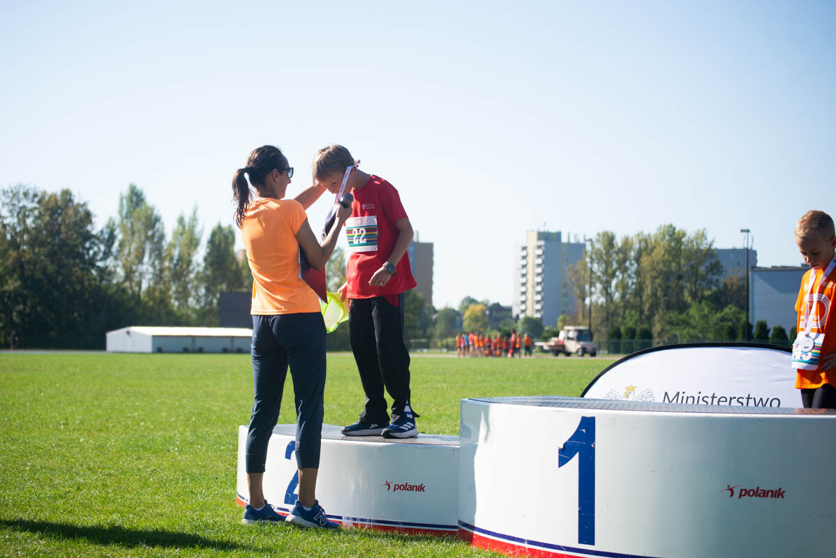 II tura Dziecięcej Ligi Lekkoatletycznej w Rudzie Śląskiej. / fot. Natalia Salwiczek