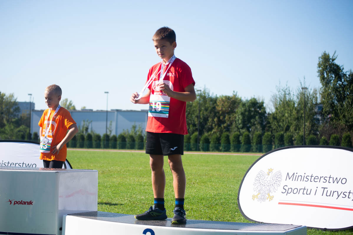 II tura Dziecięcej Ligi Lekkoatletycznej w Rudzie Śląskiej. / fot. Natalia Salwiczek