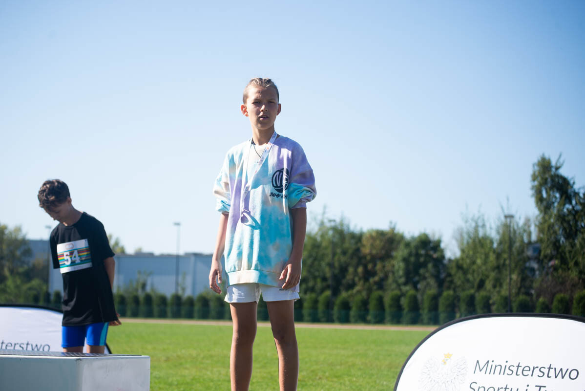 II tura Dziecięcej Ligi Lekkoatletycznej w Rudzie Śląskiej. / fot. Natalia Salwiczek