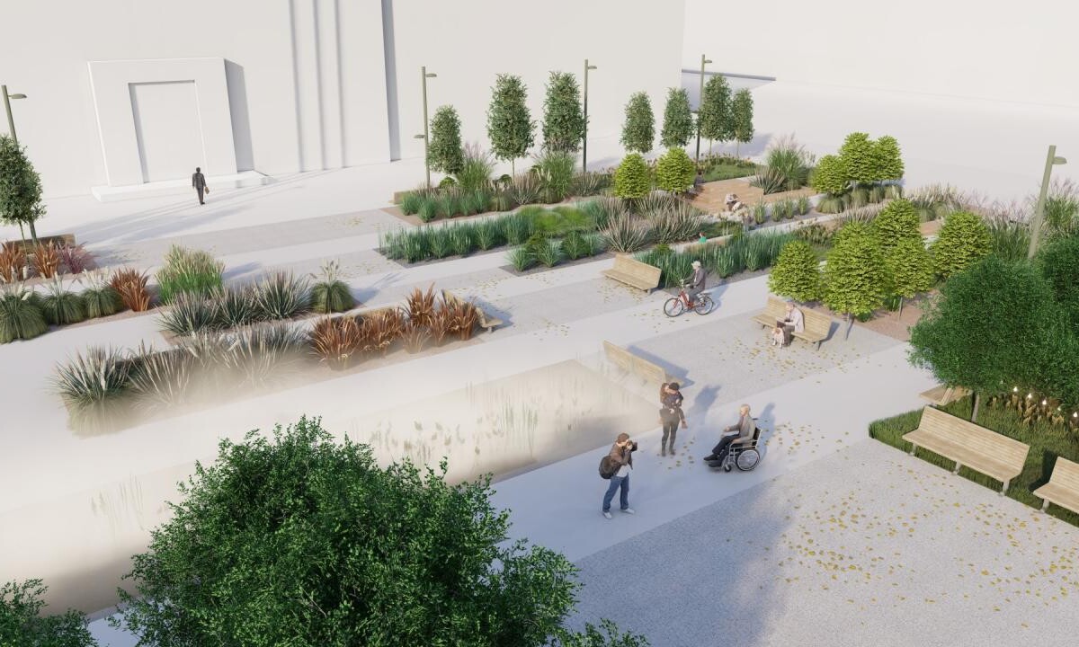 Znane są już dokładne założenia przebudowy placu Jana Pawła II w Rudzie Śląskiej / fot. UM  Ruda Śląska