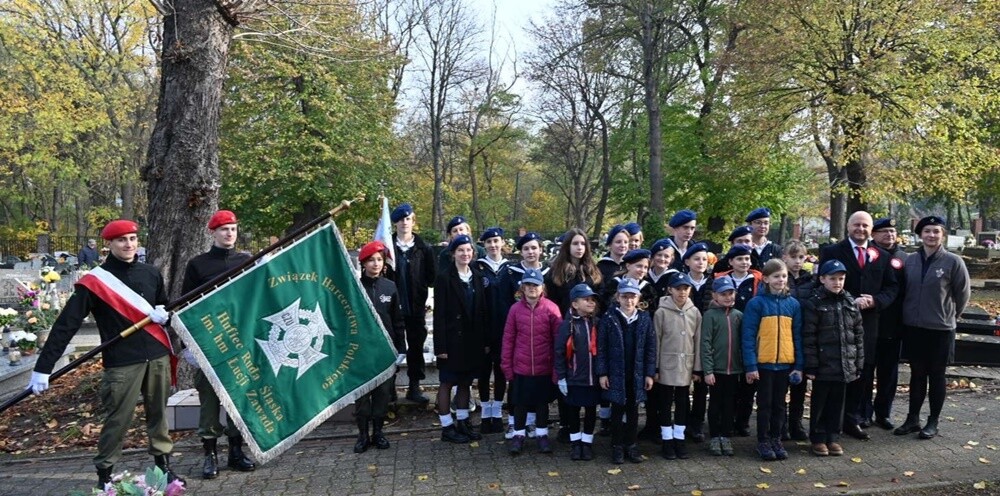 Uroczystości związane z obchodami 105. rocznicy odzyskania niepodległości. / fot. UM Ruda Śląska
