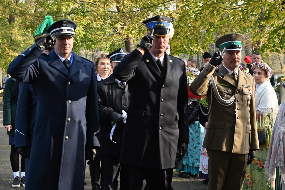 Uroczystości związane z obchodami 105. rocznicy odzyskania niepodległości. / fot. UM Ruda Śląska