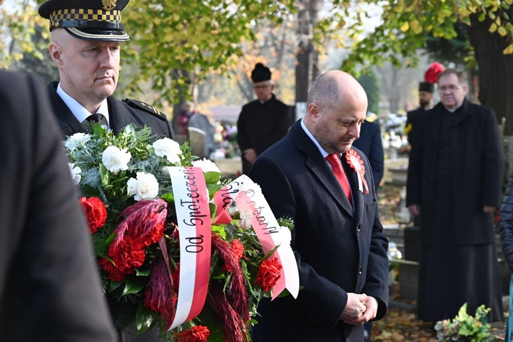 Uroczystości związane z obchodami 105. rocznicy odzyskania niepodległości. / fot. UM Ruda Śląska