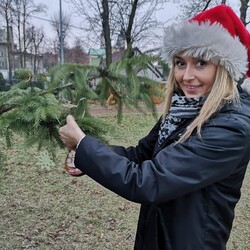 Strojenie choinki na plantach
