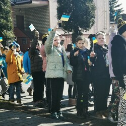 Protest młodzieży w Kochłowicach