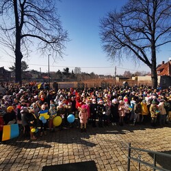 Protest młodzieży w Kochłowicach