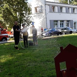 Strażacy z OSP świętowali Dzień Dziecka