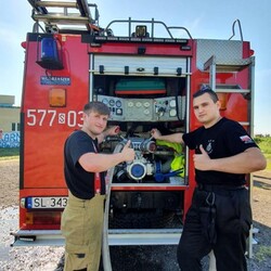Strażacy z OSP świętowali Dzień Dziecka