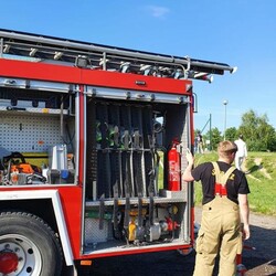 Strażacy z OSP świętowali Dzień Dziecka