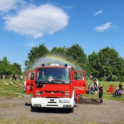 Strażacy z OSP świętowali Dzień Dziecka