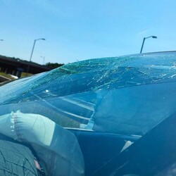 Kolizja na zjeździe na autostradę A4