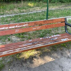 Zdewastowany plac zabaw Gałczyńskiego
