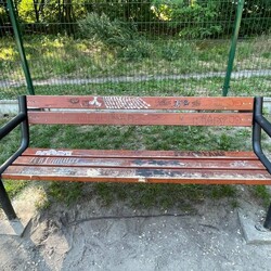 Zdewastowany plac zabaw Gałczyńskiego