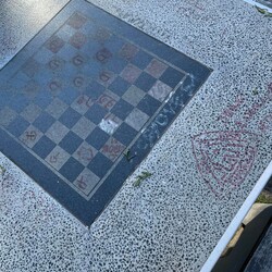 Zdewastowany plac zabaw Gałczyńskiego