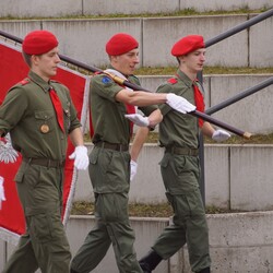 Odsłonięcie tablicy upamiętniającej Grażynę Dziedzic