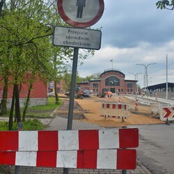 Przebudowa terenu przed dworcem kolejowym
