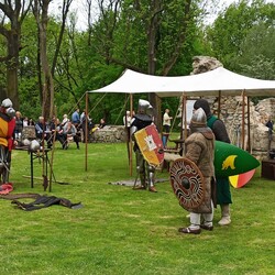 Słowianie w ruinach zamku rudzkiego