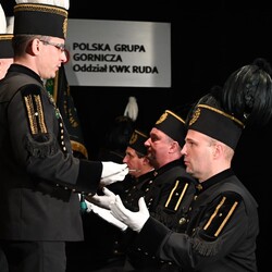 Wręczenie szpad górniczych