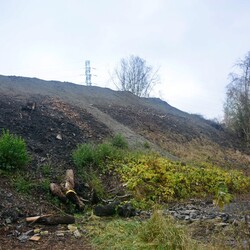 Płonąca hałda w Rudzie Śląskiej