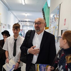 Waldemar Cichoń został patronem biblioteki szkolnej