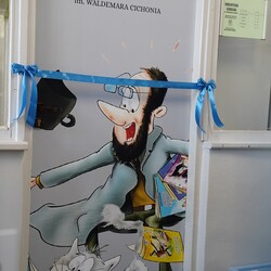 Waldemar Cichoń został patronem biblioteki szkolnej