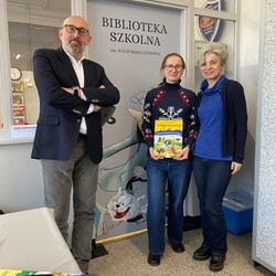 Waldemar Cichoń został patronem biblioteki szkolnej