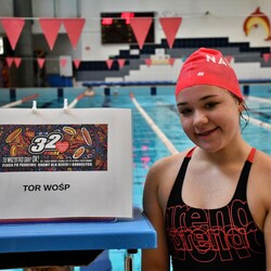 Sztafeta pływacka WOŚP