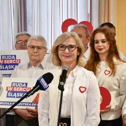 Konferencja prasowa Arkadiusza Pilarza