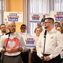 Konferencja prasowa Arkadiusza Pilarza