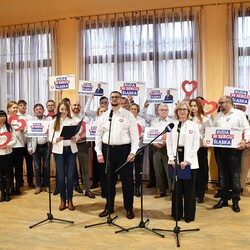 Konferencja prasowa Arkadiusza Pilarza