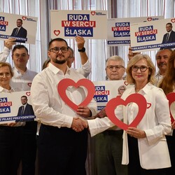 Konferencja prasowa Arkadiusza Pilarza