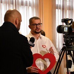 Konferencja prasowa Arkadiusza Pilarza