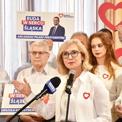 Konferencja prasowa Arkadiusza Pilarza