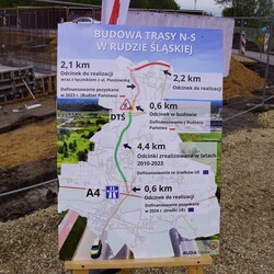 Pół roku budowy trasy N-S na północ