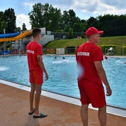 Otwarcie letniego basenu w Rudzie Śląskiej