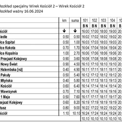 Dni Rudy Śląskiej - rozkład jazdy