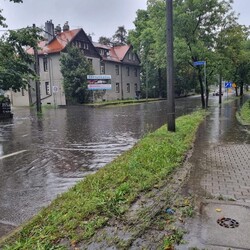 Ekstremalne opady nad Rudą Śląską