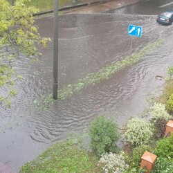 Ekstremalne opady nad Rudą Śląską