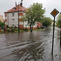 Ekstremalne opady nad Rudą Śląską