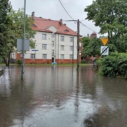 Ekstremalne opady nad Rudą Śląską