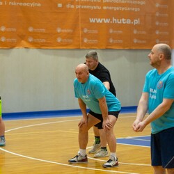 Mecz siatkówki pomiędzy sztabami WOŚP