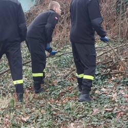 Wiosenne sprzątanie cmentarza w Orzegowie