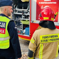 Ćwiczenia służb w Komisariacie Policji II w Rudzie Śląskiej