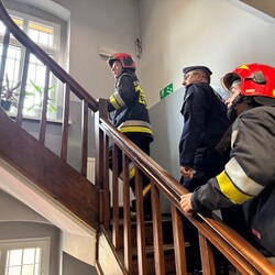 Ćwiczenia służb w Komisariacie Policji II w Rudzie Śląskiej