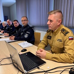 Ćwiczenia służb w Komisariacie Policji II w Rudzie Śląskiej